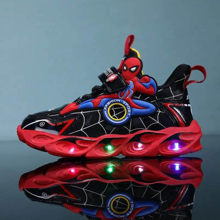 Kinderen led sneakers met superheldenmotief 6