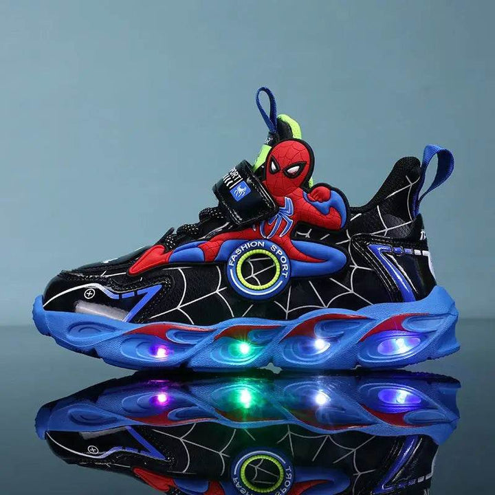 Kinderen led sneakers met superheldenmotief 7