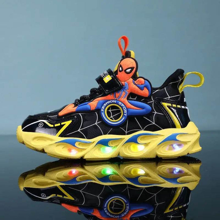 Kinderen led sneakers met superheldenmotief 8
