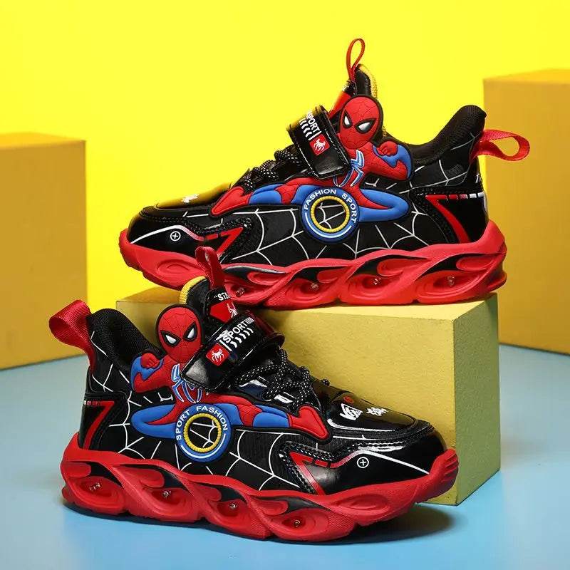 Kinderen led sneakers met superheldenmotief