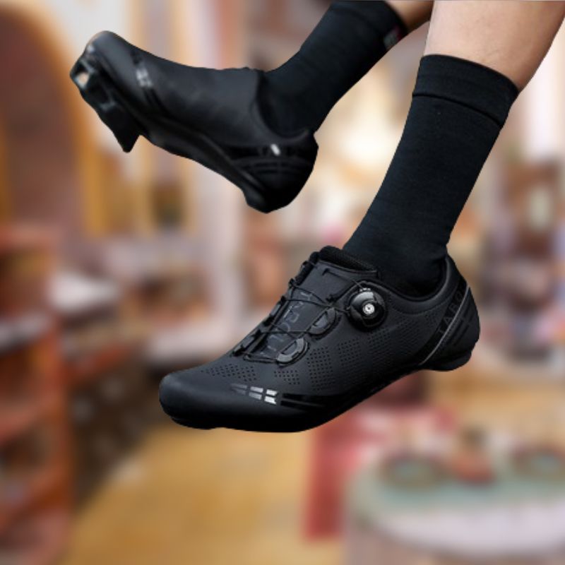 Unisex Geventileerde Fietsschoenen Met Draaisluiting En Klikzool detailfoto 2