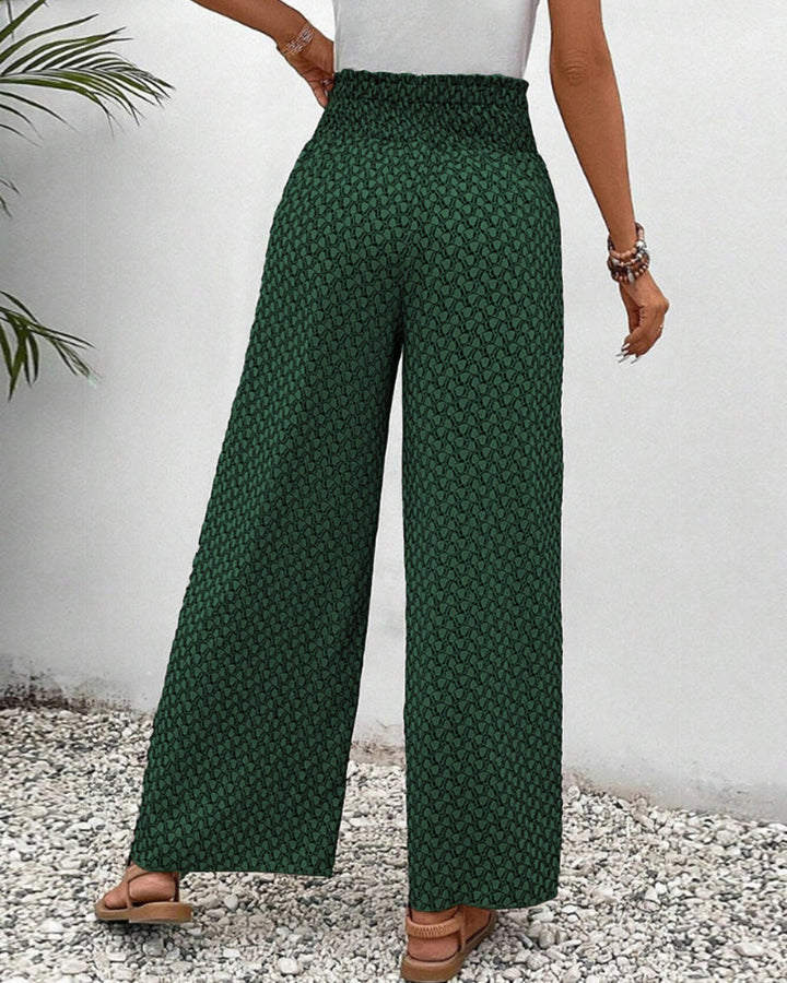 Zomerbroek dames luchtig wijde pijpen casual stijl – Zynora Modehuis-Nederland