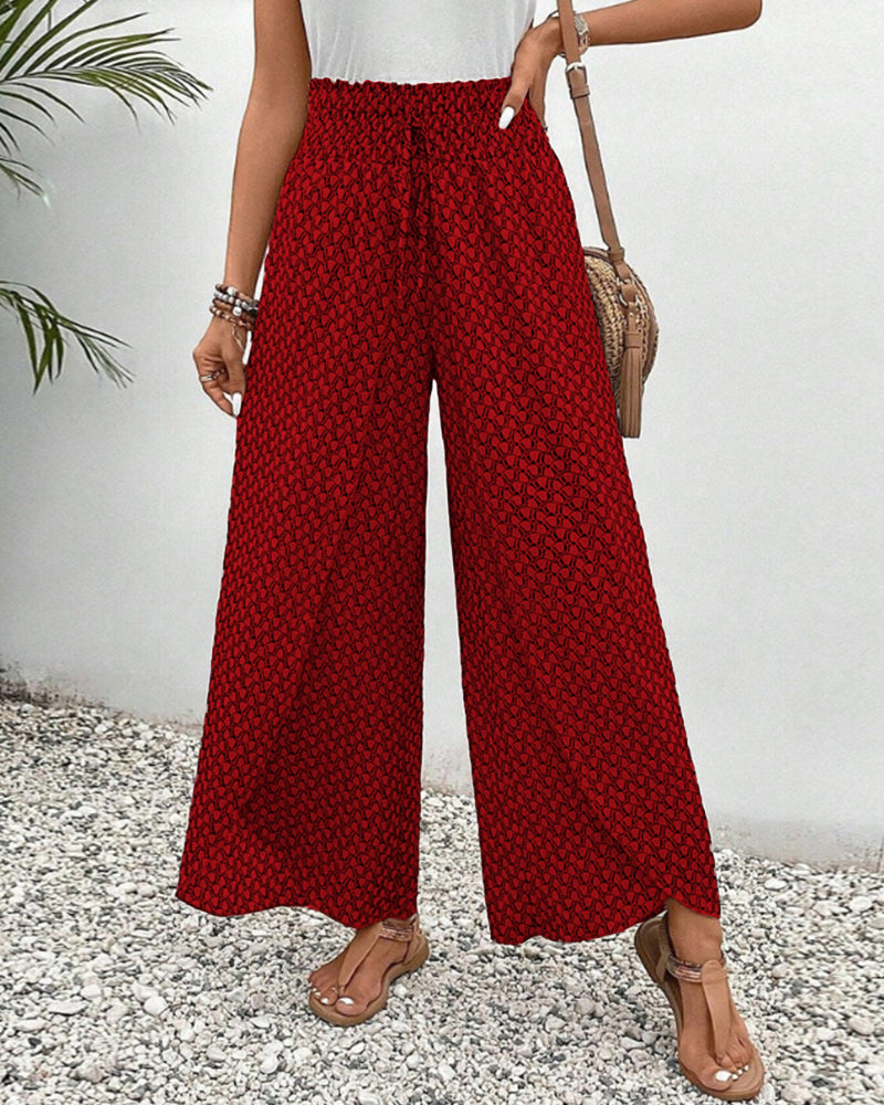 Zomerbroek dames luchtig wijde pijpen casual stijl – Zynora Modehuis-Nederland