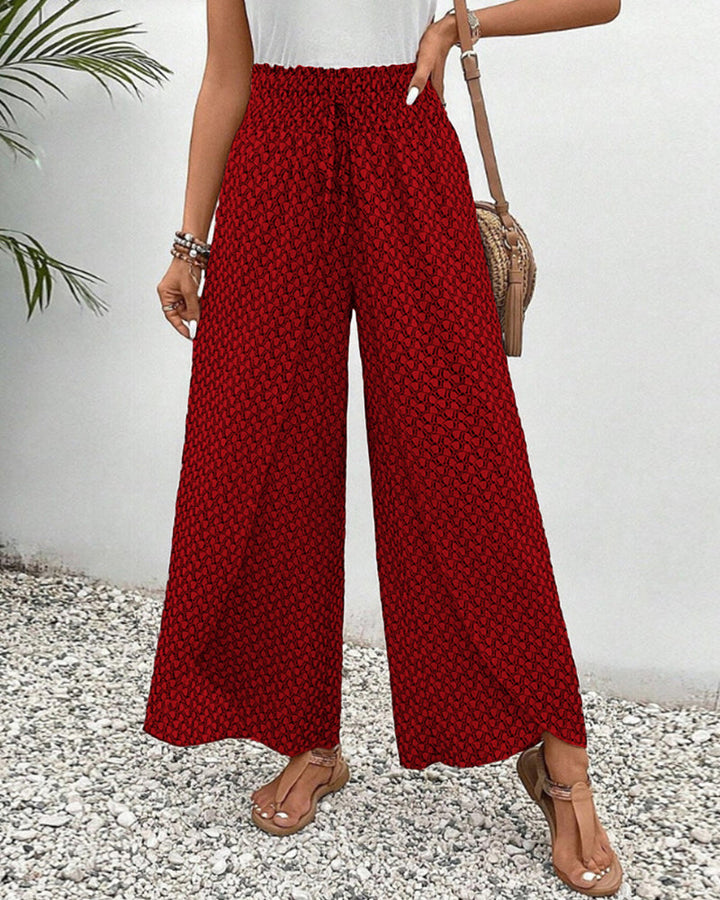 Zomerbroek dames luchtig wijde pijpen casual stijl – Zynora Modehuis-Nederland