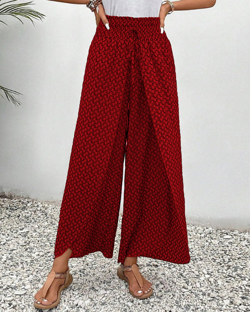 Zomerbroek dames luchtig wijde pijpen casual stijl – Zynora Modehuis-Nederland