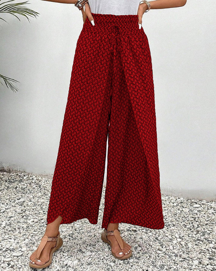 Zomerbroek dames luchtig wijde pijpen casual stijl – Zynora Modehuis-Nederland