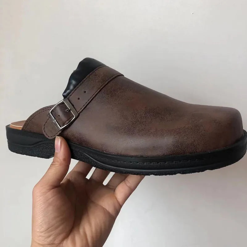 Heren Clogs Met Gevormd Voetbed En Antislipzool detailfoto 2