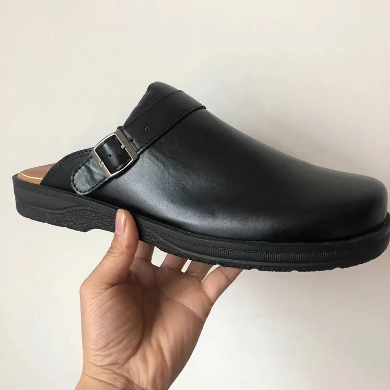 Heren Clogs Met Gevormd Voetbed En Antislipzool detailfoto 5