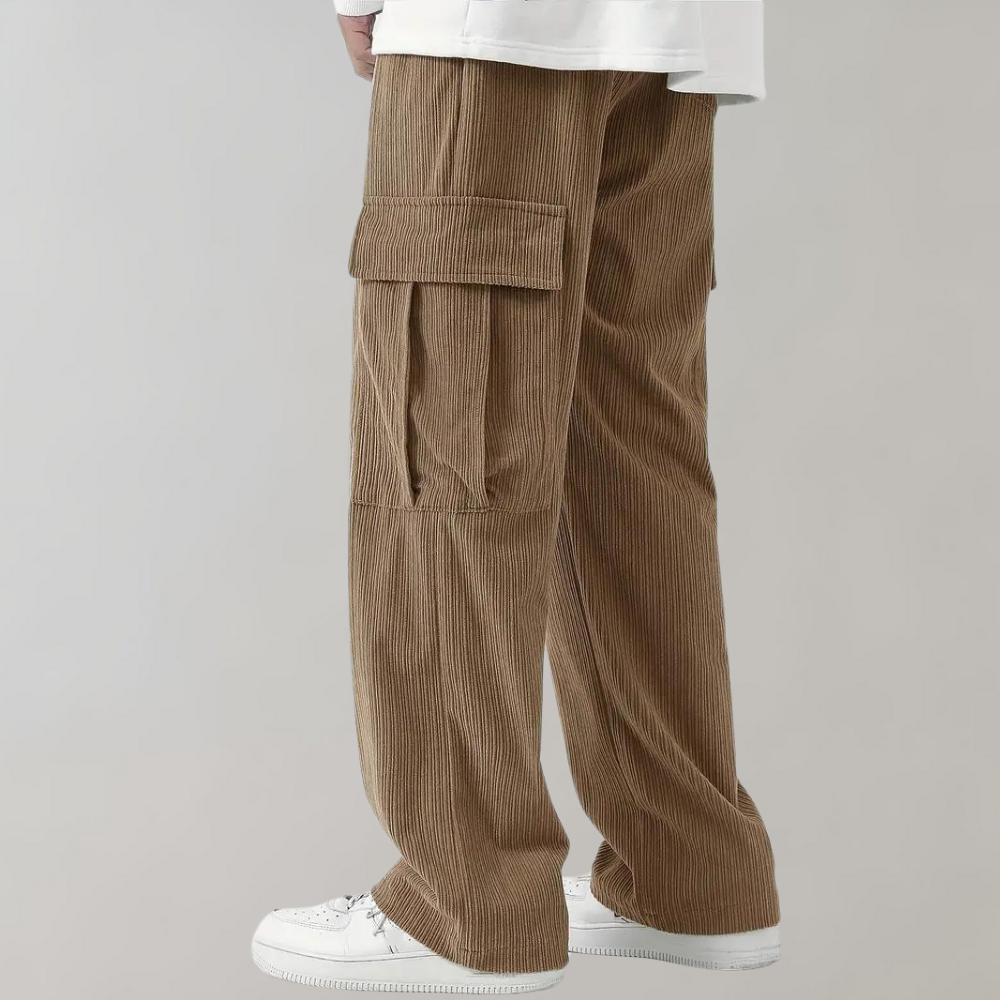Heren Baggy Cargo Broek Klepzak