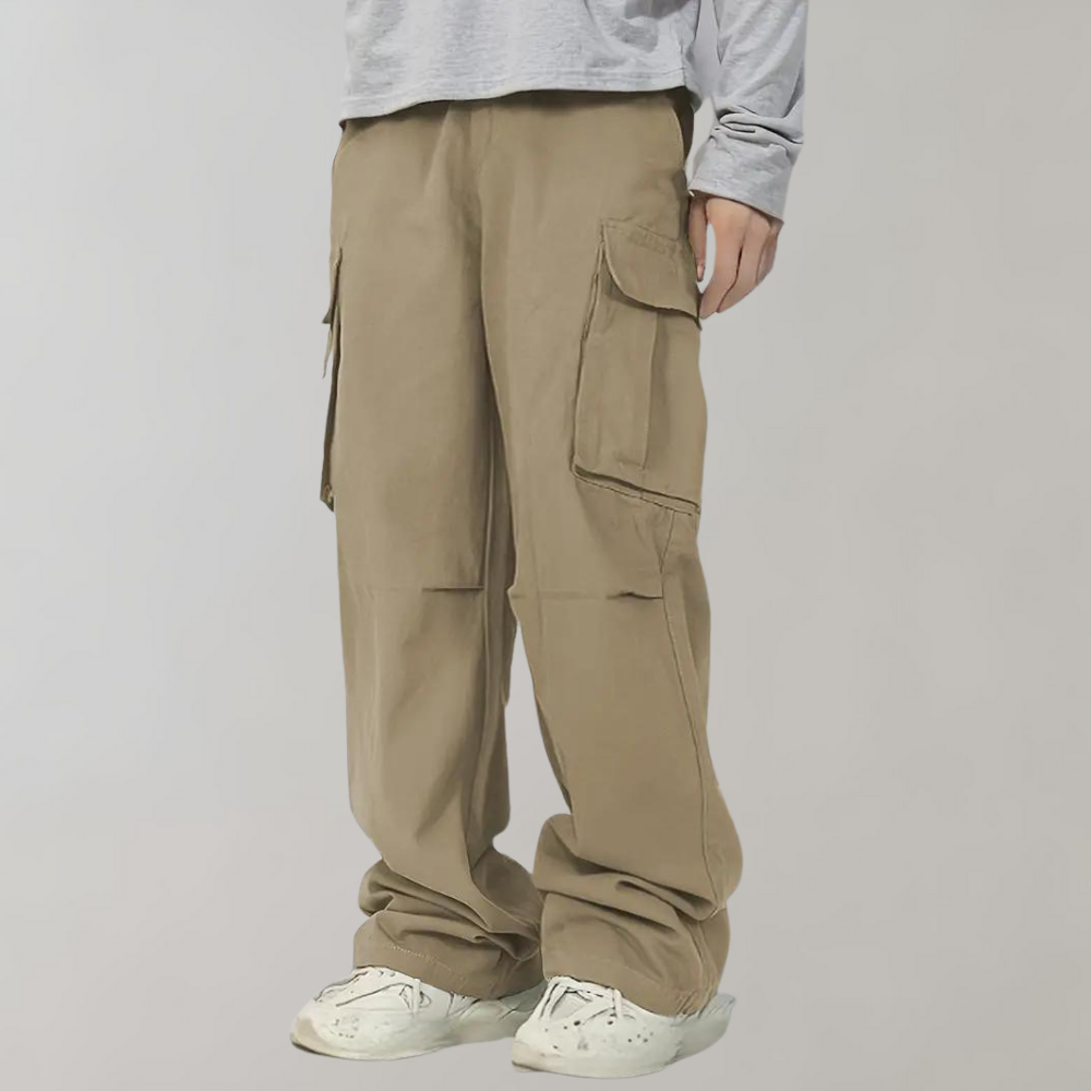 Heren Baggy Cargo Broek Klepzakken