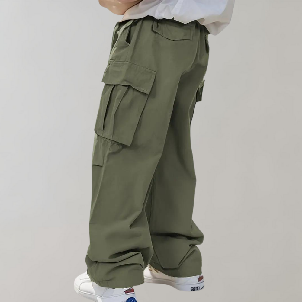 Heren Baggy Cargo Broek Klepzakken