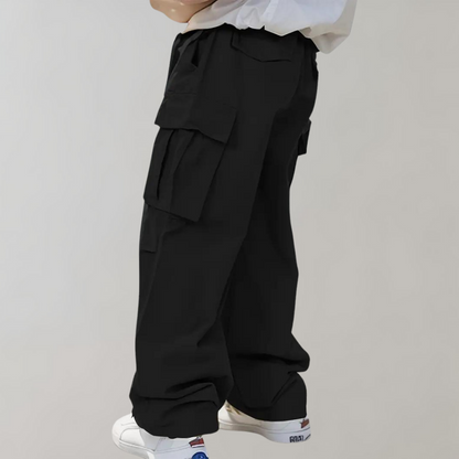 Heren Baggy Cargo Broek Klepzakken