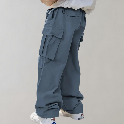 Heren Baggy Cargo Broek Klepzakken