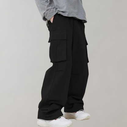 Heren Baggy Cargo Broek Klepzakken
