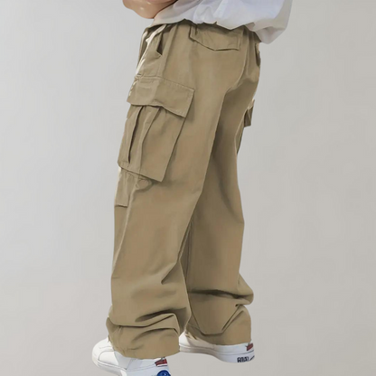Heren Baggy Cargo Broek Klepzakken