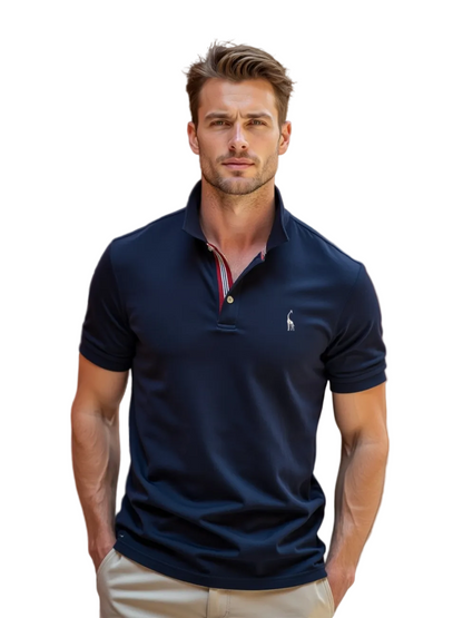 Heren Polo Shirt Slim Fit Korte Mouw