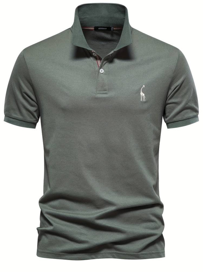 Heren Polo Shirt Slim Fit Korte Mouw