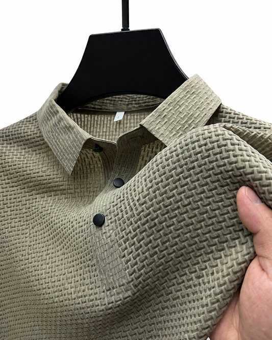 Heren Polo T Shirt Korte Mouwen Knoopsluiting