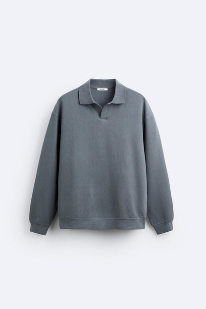 Heren Polo Trui Lange Mouw