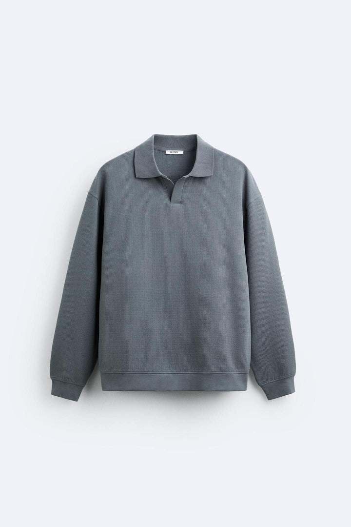 Heren Polo Trui Lange Mouw