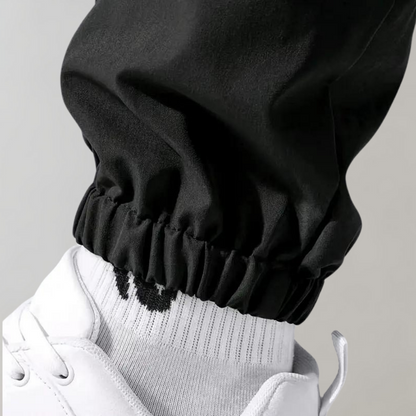 Heren Slim Fit Cargo Broek Joggingbroek Manchet