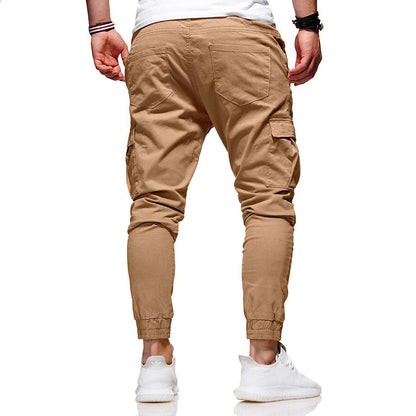 Heren Slim Fit Cargo Broek Zijzak