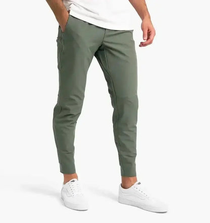 Heren Slim Fit Joggingbroek Elastische Taille