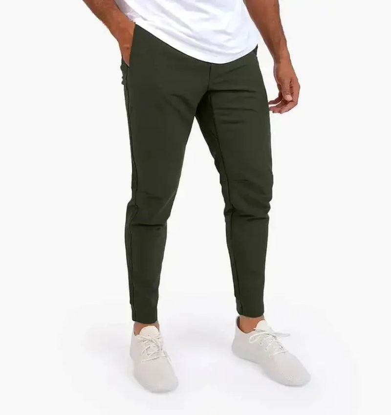 Heren Slim Fit Joggingbroek Elastische Taille