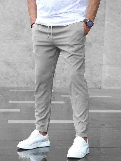 Heren Slim Fit Joggingbroek Trekkoord