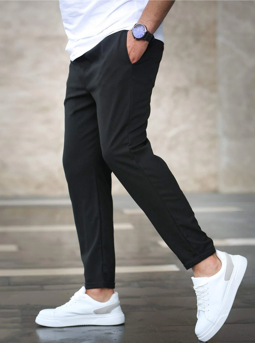Heren Slim Fit Joggingbroek Trekkoord