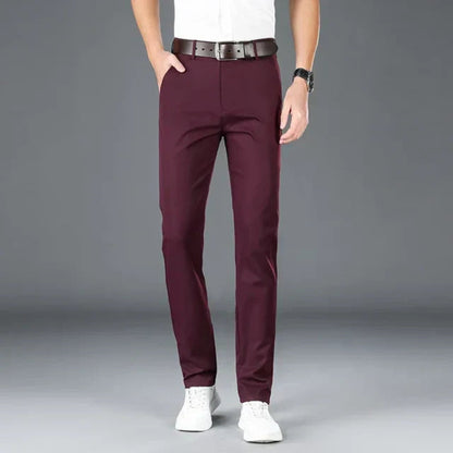 Heren Slim Fit Pantalon Nette Broek