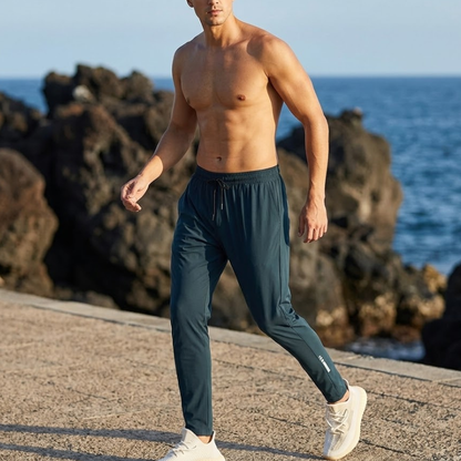 Heren Slim Fit Sportbroek Trekkoord Modehuis-Nederland