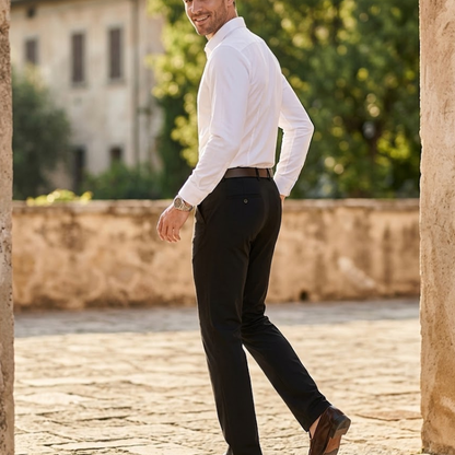 Heren Stretch Pantalon Slim Fit Modehuis-Nederland