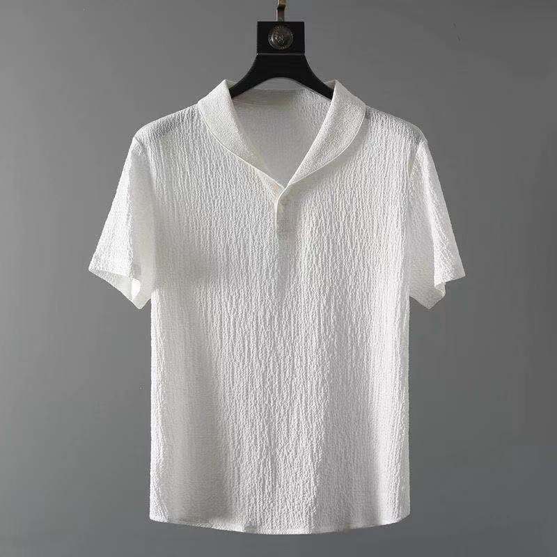 Heren Zomer Set Overhemd Korte Mouw Broek