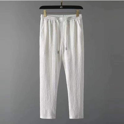 Heren Zomer Set Overhemd Korte Mouw Broek