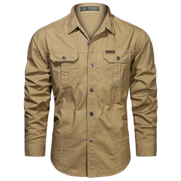 Heren cargo shirt Lange mouwen