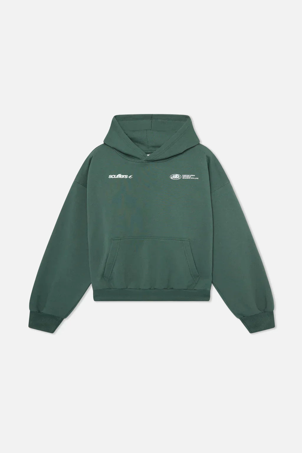 Dames Hoodie Met Ruimvallende Pasvorm En Rugopdruk detailfoto 6