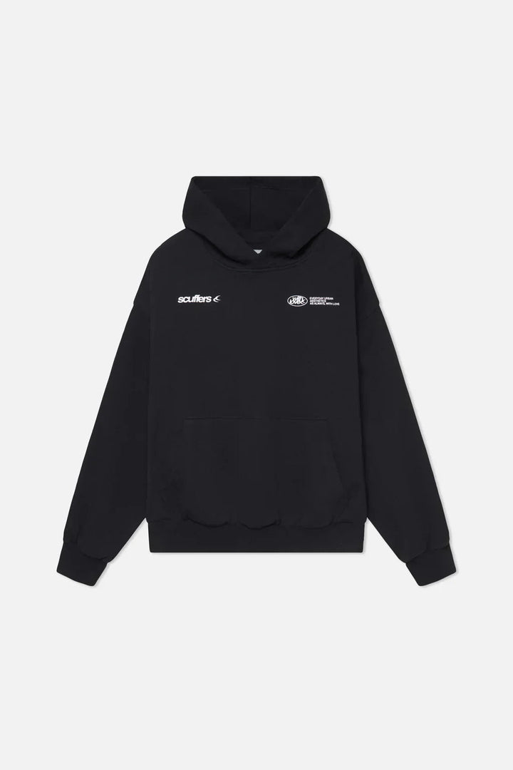 Dames Hoodie Met Ruimvallende Pasvorm En Rugopdruk detailfoto 8