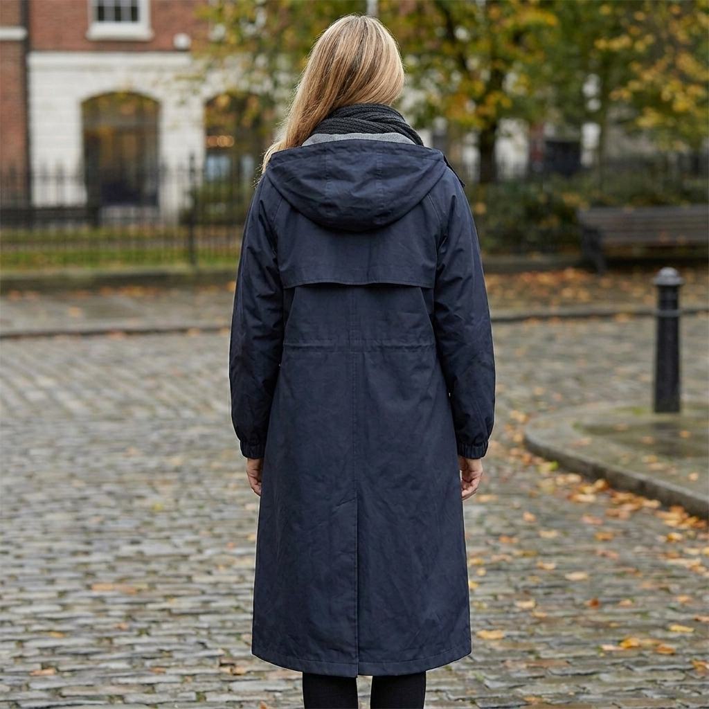 Dames Waterdichte Jas Met Lichtgewicht Pasvorm detailfoto 8