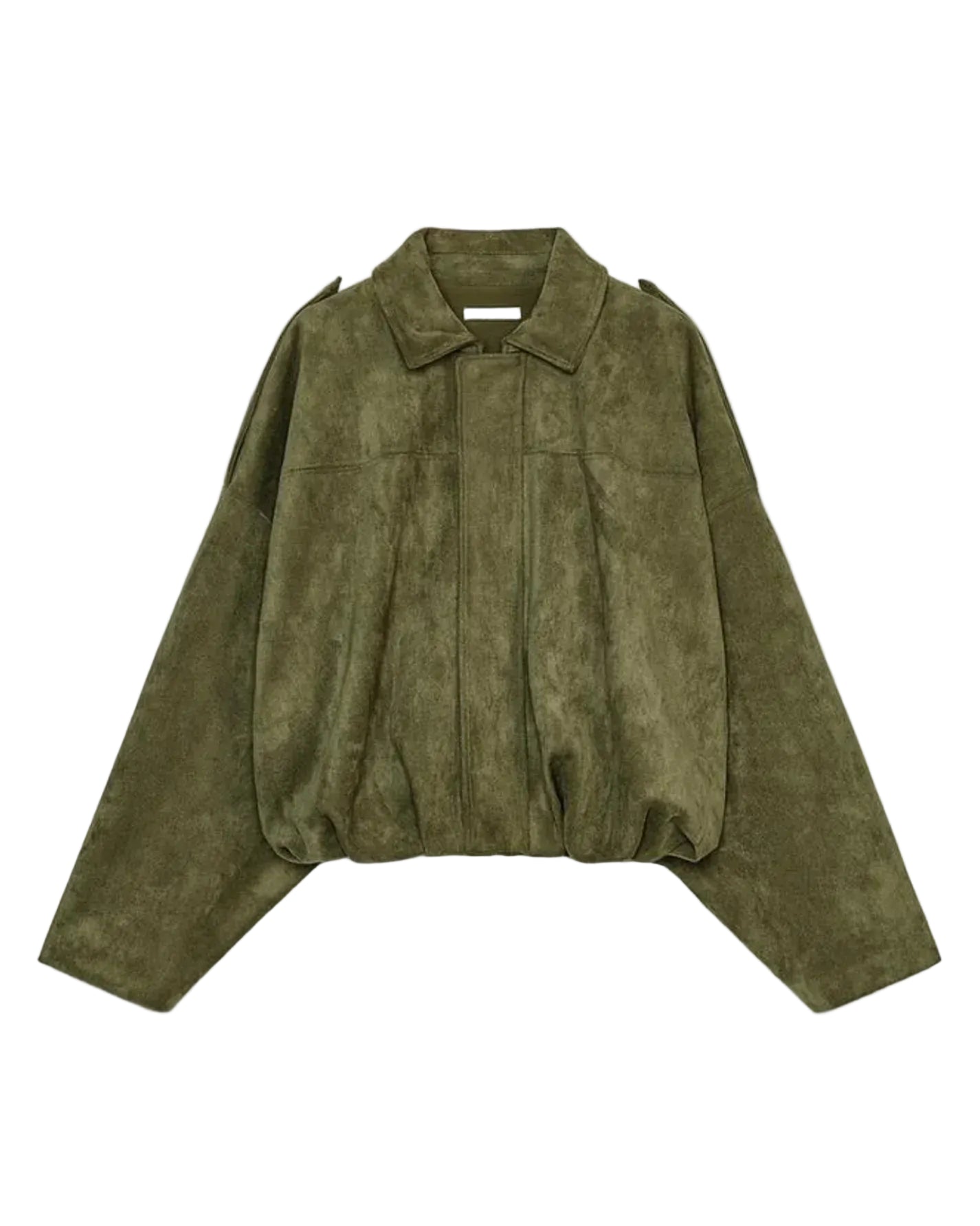 Korte oversized damesjas met verlaagde schouders
