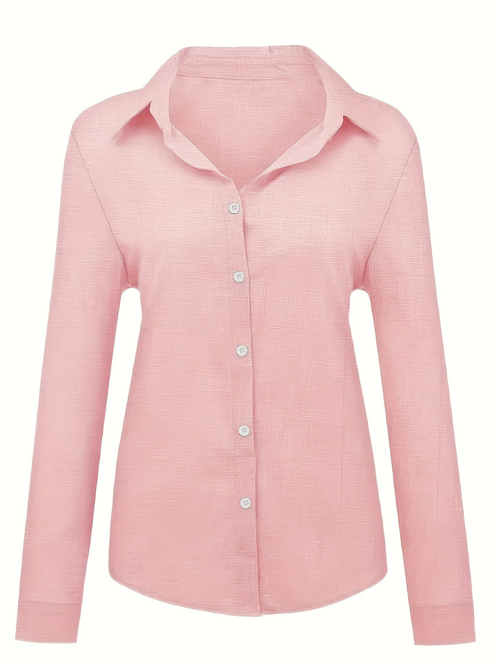 Dames blouse met kraag en knoopsluiting - afbeelding 6