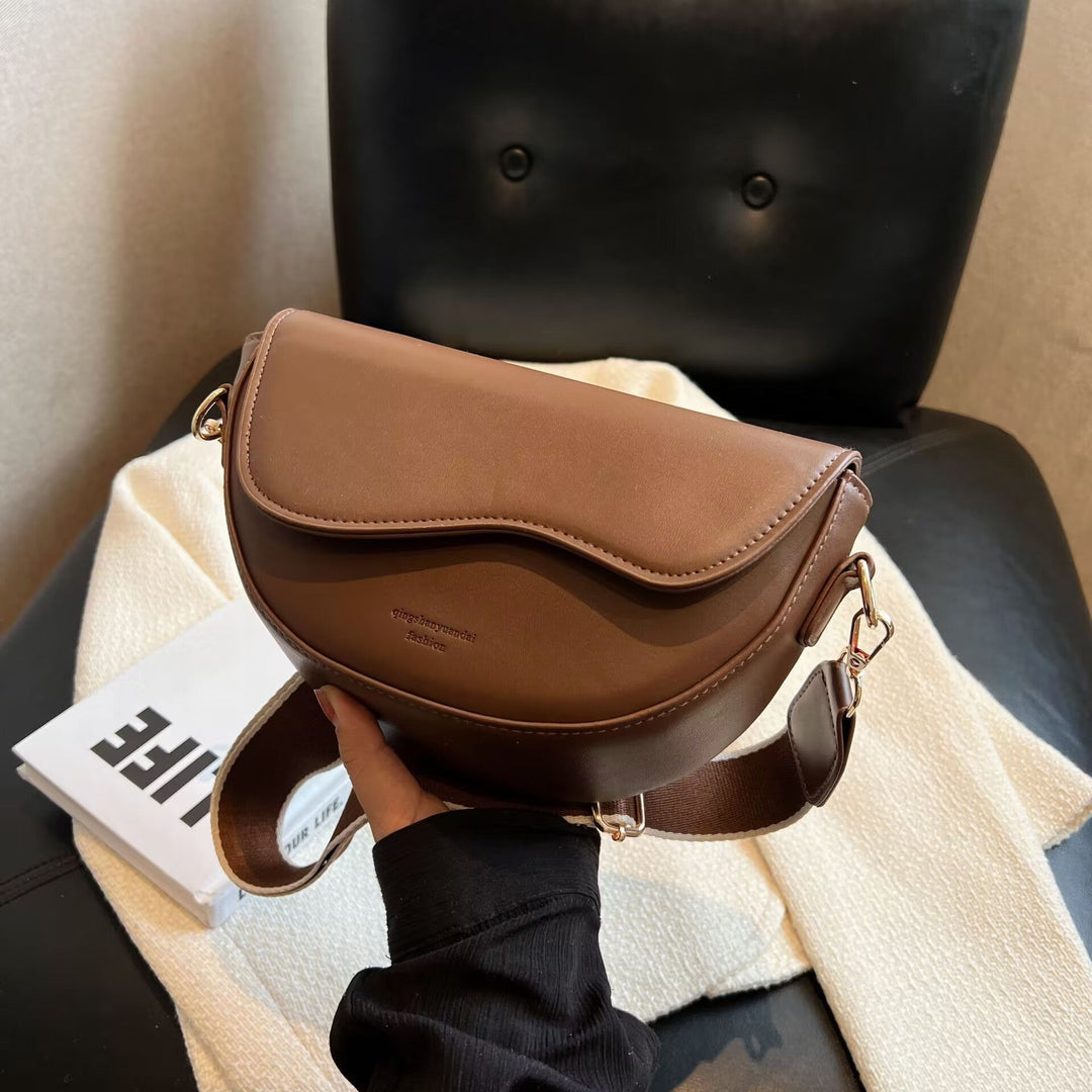 Dames Crossbody Tas Met Veganleer Look En Magneetsluiting detailfoto 7