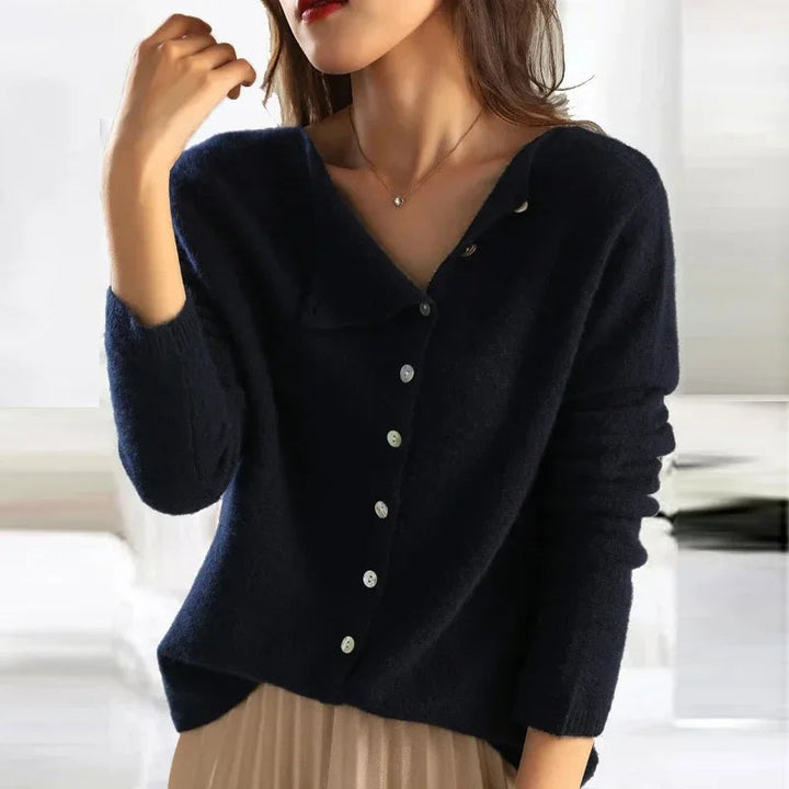 Dames vest met asymmetrische hals - afbeelding 5