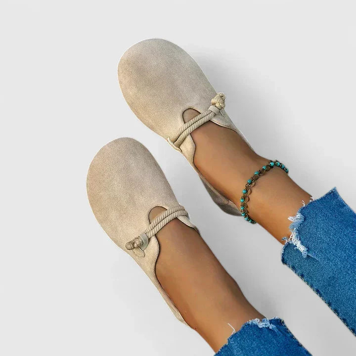 Dames Mocassins Met Lichte Zool En Touwdetail detailfoto 4