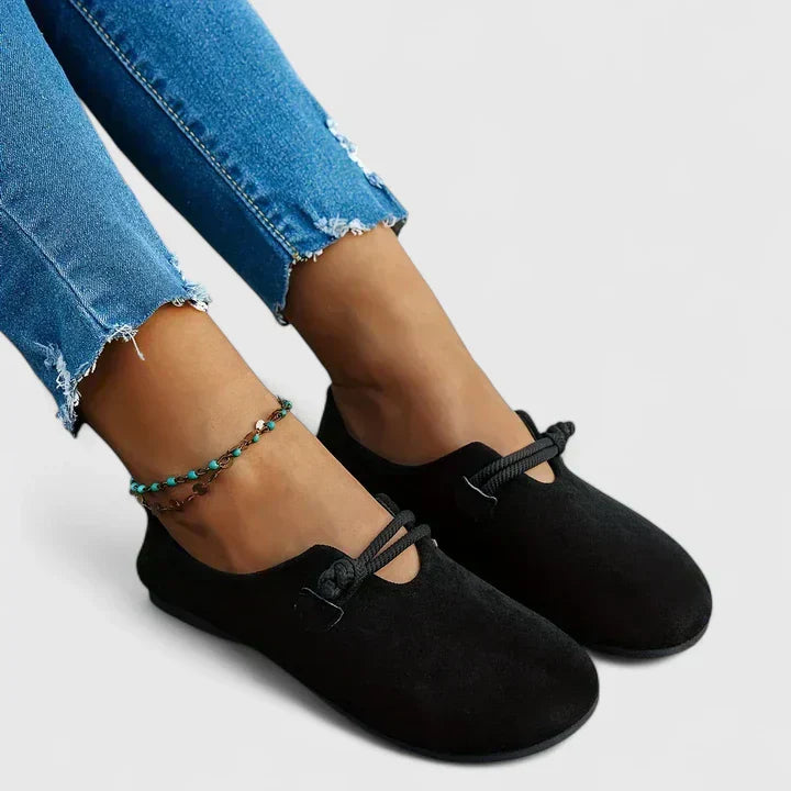 Dames Mocassins Met Lichte Zool En Touwdetail detailfoto 7