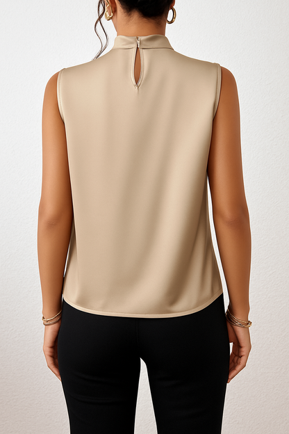 Mouwloze halterblouse voor dames