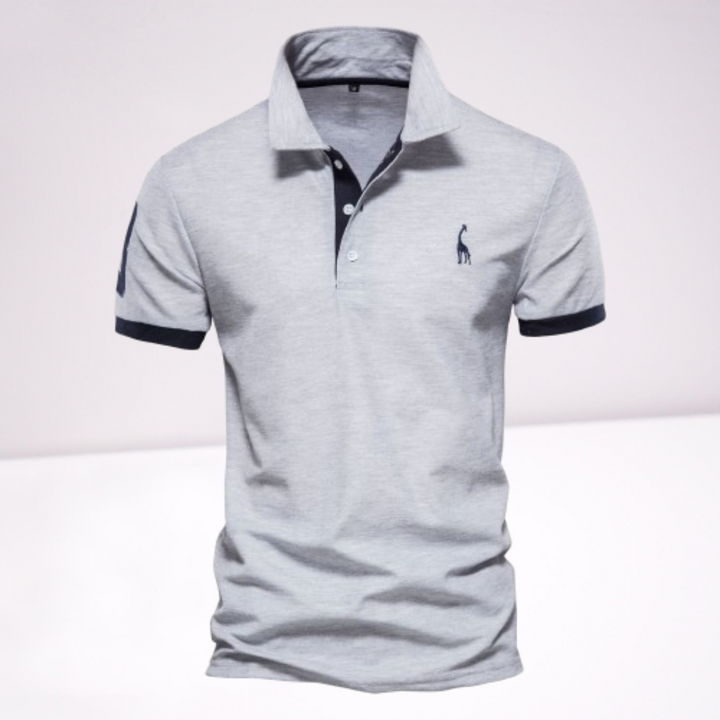 Heren polo shirt met korte mouwen en moderne pasvorm 7