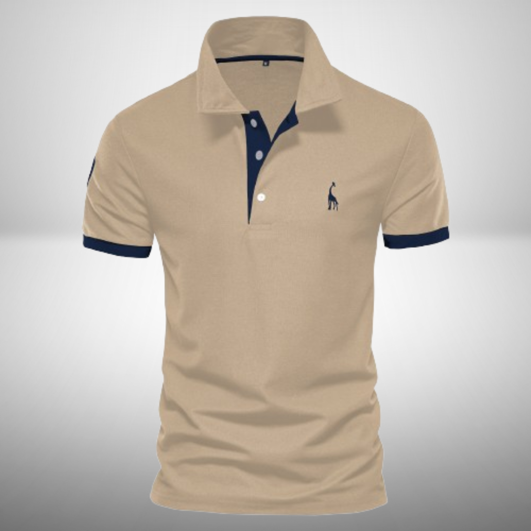 Heren polo shirt met korte mouwen en moderne pasvorm 8