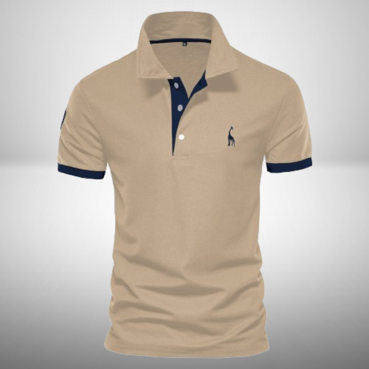 Heren polo shirt met korte mouwen en moderne pasvorm 8