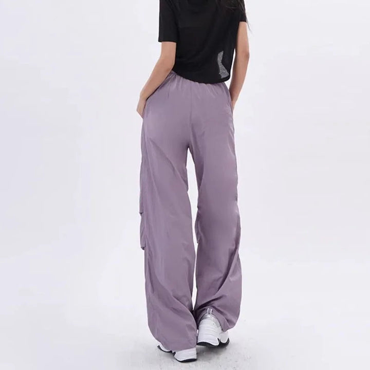 Dames Oversized Parachutebroek Met Verstelbare Taille detailfoto 5